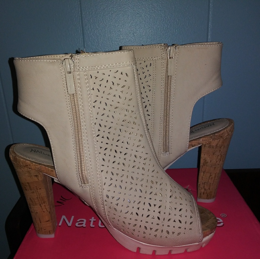 Women booties open toe